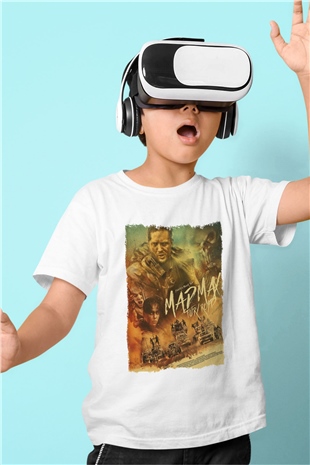 Mad Max Beyaz Unisex Çocuk Tişört