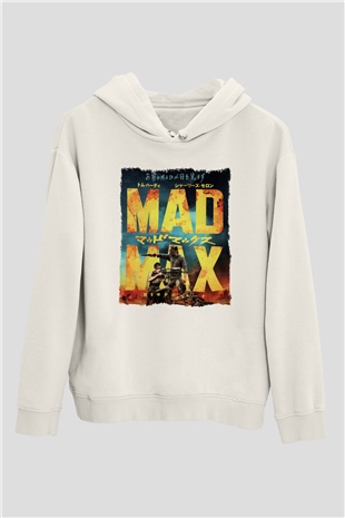 Mad Max Beyaz Unisex Hoodie