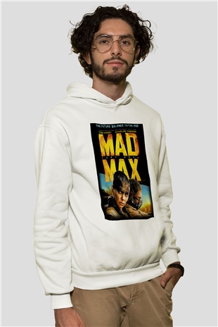 Mad Max Beyaz Unisex Hoodie