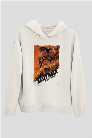 Mad Max Beyaz Unisex Hoodie