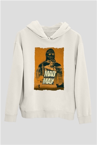 Mad Max Beyaz Unisex Hoodie