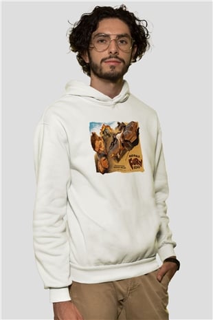Mad Max Beyaz Unisex Hoodie