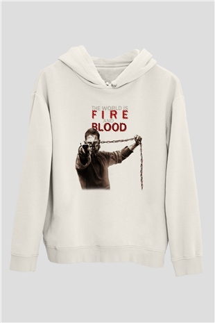 Mad Max Beyaz Unisex Hoodie