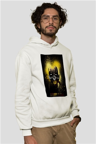 Mad Max Beyaz Unisex Hoodie