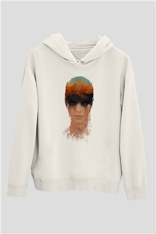 Mad Max Beyaz Unisex Hoodie