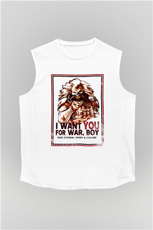 Mad Max Beyaz Unisex Kolsuz Tişört