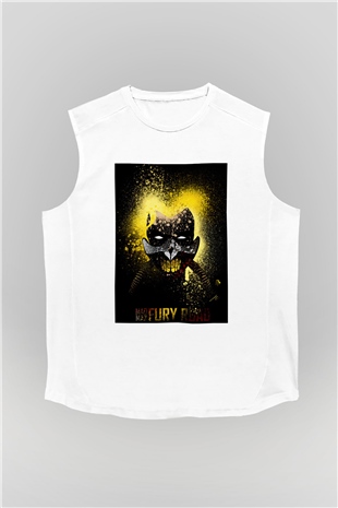 Mad Max Beyaz Unisex Kolsuz Tişört