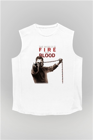 Mad Max Beyaz Unisex Kolsuz Tişört