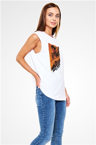 Mad Max Beyaz Unisex Kolsuz Tişört