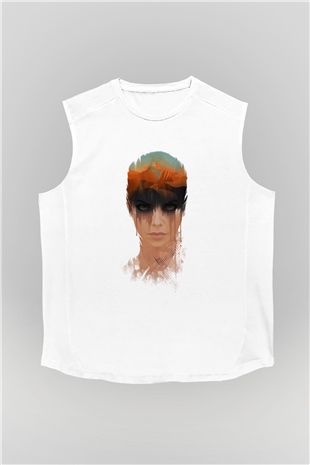 Mad Max Beyaz Unisex Kolsuz Tişört