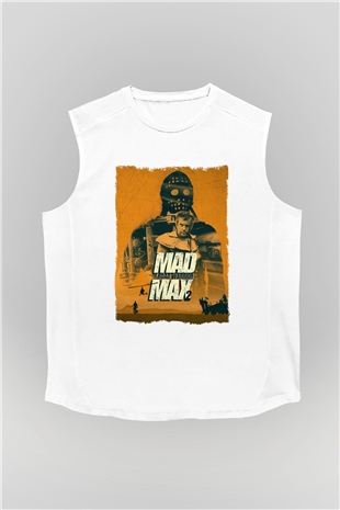 Mad Max Beyaz Unisex Kolsuz Tişört