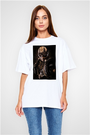 Mad Max Beyaz Unisex Oversize Tişört T-Shirt