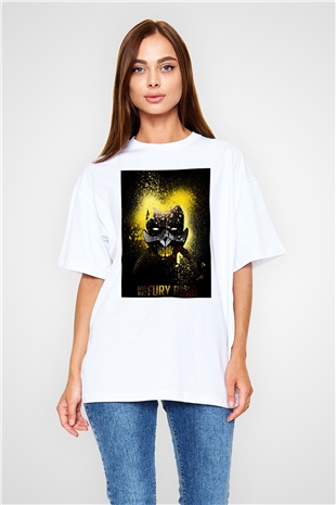 Mad Max Beyaz Unisex Oversize Tişört T-Shirt