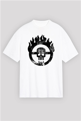 Mad Max Beyaz Unisex Oversize Tişört T-Shirt
