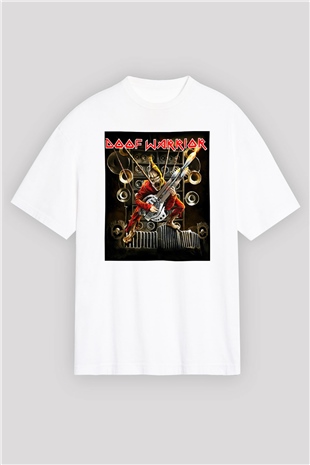 Mad Max Beyaz Unisex Oversize Tişört T-Shirt