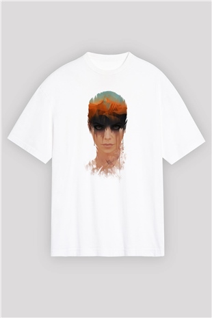 Mad Max Beyaz Unisex Oversize Tişört T-Shirt