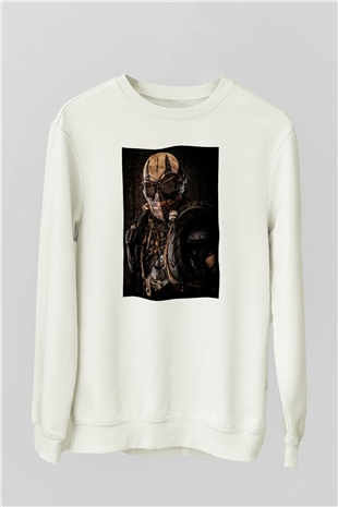 Mad Max Beyaz Unisex Sweatshirt