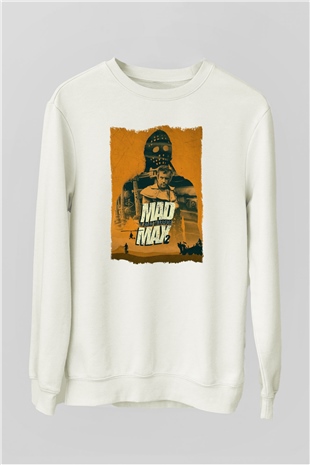 Mad Max Beyaz Unisex Sweatshirt
