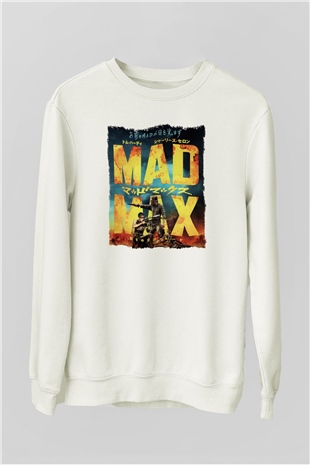 Mad Max Beyaz Unisex Sweatshirt