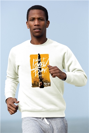 Mad Max Beyaz Unisex Sweatshirt