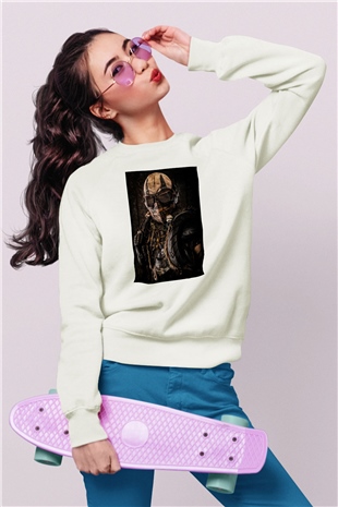 Mad Max Beyaz Unisex Sweatshirt