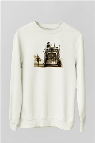 Mad Max Beyaz Unisex Sweatshirt