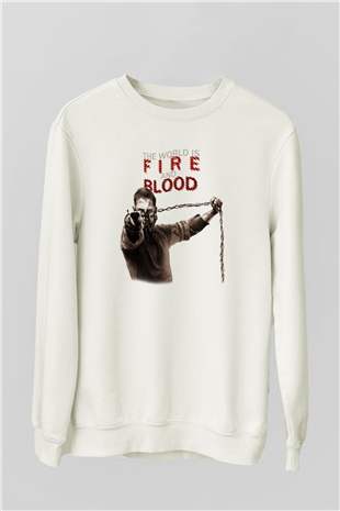 Mad Max Beyaz Unisex Sweatshirt