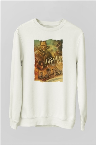 Mad Max Beyaz Unisex Sweatshirt