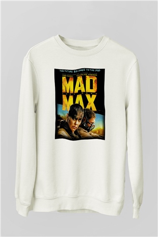 Mad Max Beyaz Unisex Sweatshirt