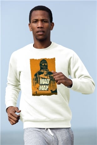 Mad Max Beyaz Unisex Sweatshirt