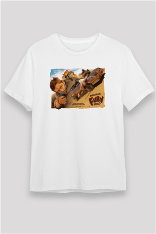 Mad Max Beyaz Unisex Tişört T-Shirt