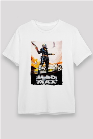 Mad Max Beyaz Unisex Tişört T-Shirt