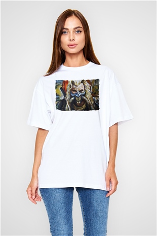 Mad Max Beyaz Oversize Tişört Oversize T-shirt