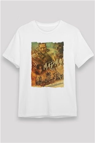 Mad Max Beyaz Unisex Tişört T-Shirt