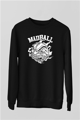 Madball Siyah Unisex Sweatshirt
