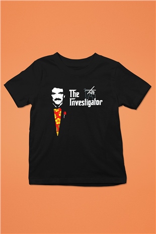 Magnum P.I. Siyah Unisex Çocuk Tişört