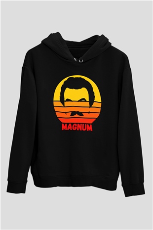 Magnum P.I. Siyah Unisex Hoodie