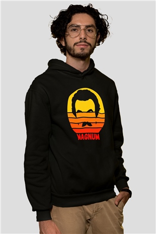 Magnum P.I. Siyah Unisex Hoodie