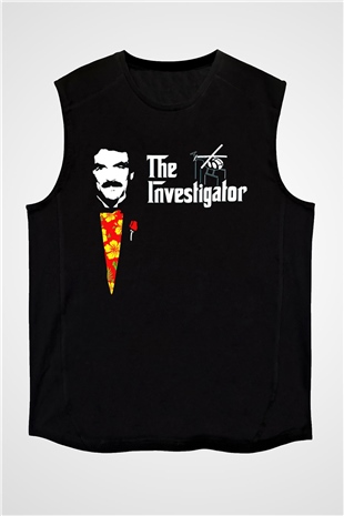 Magnum P.I. Siyah Unisex Kolsuz Tişört