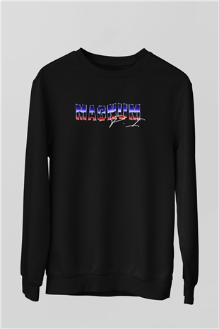 Magnum P.I. Siyah Unisex Sweatshirt
