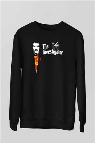 Magnum P.I. Siyah Unisex Sweatshirt