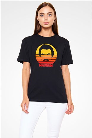 Magnum P.I. Siyah Unisex Tişört T-Shirt