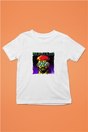 Major Lazer Baskılı Beyaz Çocuk Tişört
