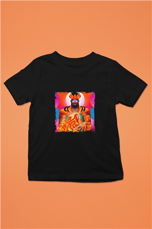 Major Lazer Baskılı Unisex Siyah Çocuk Tişört