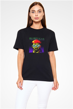 Major Lazer Baskılı Unisex Siyah Tişört