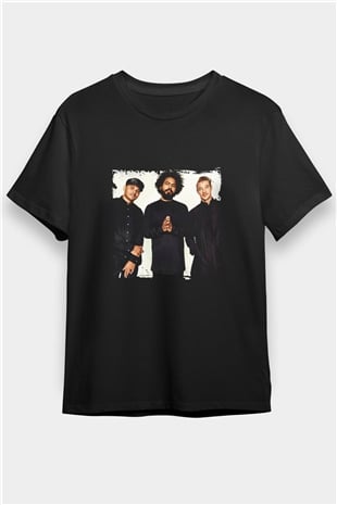 Major Lazer Baskılı Unisex Siyah Tişört