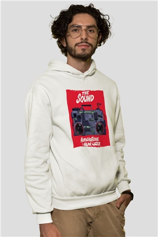 Major Lazer Beyaz Unisex Kapüşonlu Sweatshirt