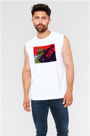 Major Lazer Beyaz Unisex Kolsuz Tişört