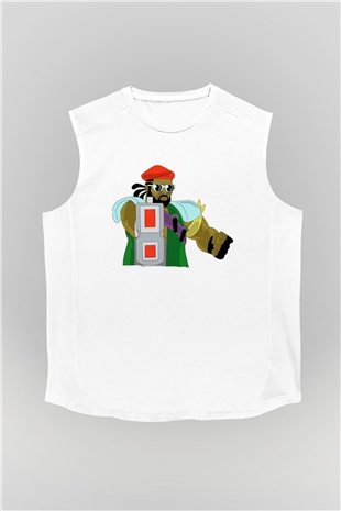 Major Lazer Beyaz Unisex Kolsuz Tişört