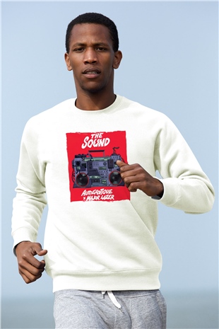 Major Lazer Beyaz Unisex Sweatshirt
